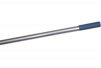Alustiel mit Griff grau und Loch Länge 150 cm, Ø 23 mm