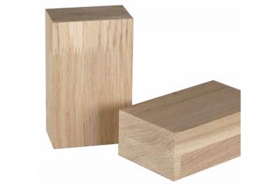Türrahmenprofil Eiche Voll 90/45 Stangen à 530 cm, gezinkt u. lamelliert (110/Pal.)