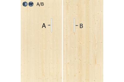 Tilly Massivholzpl. 3-S nord. Fichte Qualität A/B, Verleimung SWP/2 (25/Pal.)