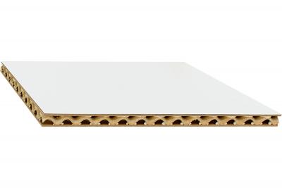 Lisocore Leichtbaupl. K101 Front White mit 3mm HDF-Deck Perl (64/Pal.)