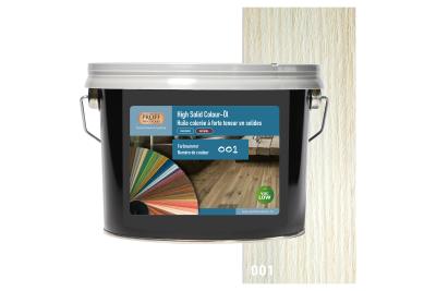 PROFF Woodcare High Solid Colour-Öl Nr. 001, Weiss Geb. à 2.5 L