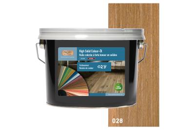 PROFF Woodcare High Solid Colour-Öl Nr. 028, Nougat Geb. à 2.5 L