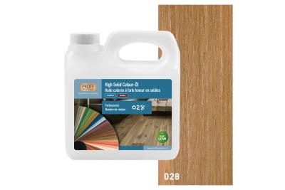 PROFF Woodcare High Solid Colour-Öl Nr. 028, Nougat Geb. à 1.0 L