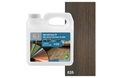 PROFF Woodcare High Solid Colour-Öl Nr. 035, Dunkelbraun Geb. à 1.0 L