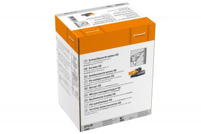 Fermacell Schnellbauschrauben 3,9 mm SD (Square Drive) inkl. Bit Paket à 1000 Stück+Bit (10/Pal.)
