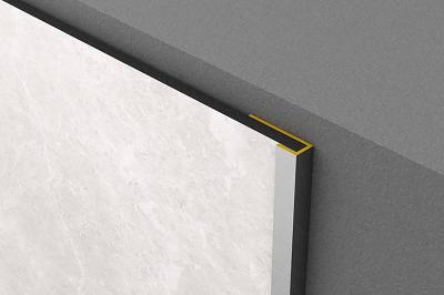 Kaindl Rocko Montage Profil C-Profil Aluminium schwarz
