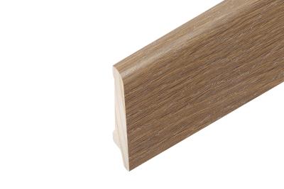 Oeko Sockelleisten furniert Eiche Artemis lackiert 60/14/8 mm
