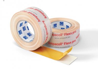 Ampacoll Flexx pro Acrylklebeband mittig geschlitzt, für innen und aussen Rolle à 25m (60mm) (Pk à 10Stk)