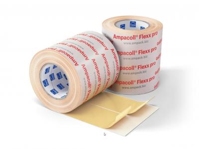 Ampacoll Flexx pro Acrylklebeband mittig geschlitzt, für innen und aussen Rolle à 25m (150mm) (Pck à 4Stk)