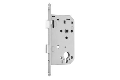 Einsteckschloss Swiss 1001 ohne Wechsel Nuss 8mm, Dornmass 60mm Band Links (Rundzylind)