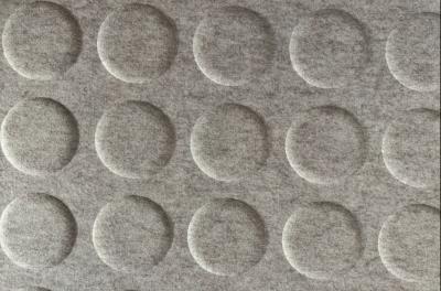 Whisperwool Akustik-Paneel Polka 12-17mm aus Schafwolle (900 x 900 mm) naturweiss