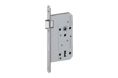 Einsteckschloss Glutz 1106 mit Wechsel, Nuss 8mm / Dornmass 60mm Band Links (Bundbart)