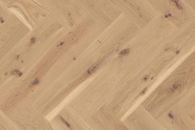 Boen Castle 3-S Fischgratparkett 5G Eiche gebürstet 4V-Fase Vivo Pure Lack Rohholzopt Colis a 1,310 m2 (A-Dielen) (30/Pal.)