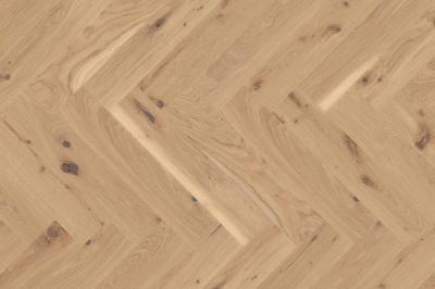 Boen 3-S Fischgratparkett 5G Eiche 4V-Fase Vivo Pure Lack Rohholzoptik Colis a 0,950 m2 (A-Dielen) (49/Pal.)