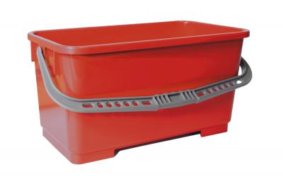 Reinigungskessel rot 22 Liter 50 x 25 x 27 cm