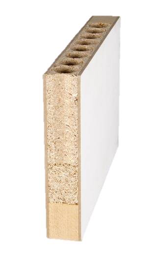 Türrohling Röhrenspan mit Grundierfolie kürzbar 150mm (10/Pal.)